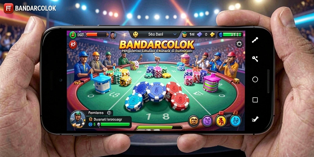 Screenshot dari permainan BANDARCOLOK menampilkan aksi simulasi yang mendebarkan.