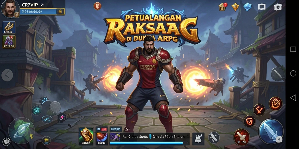 Gameplay seru dan grafis memukau dalam CR7VIP ARPG.