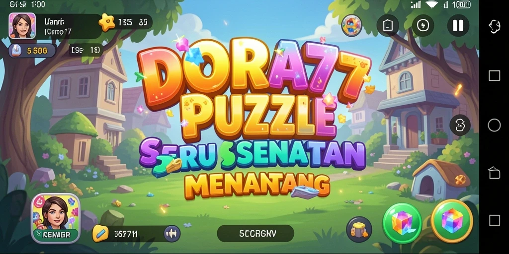 Screenshot DORA77 menunjukkan gameplay Puzzle yang menantang dan menarik.
