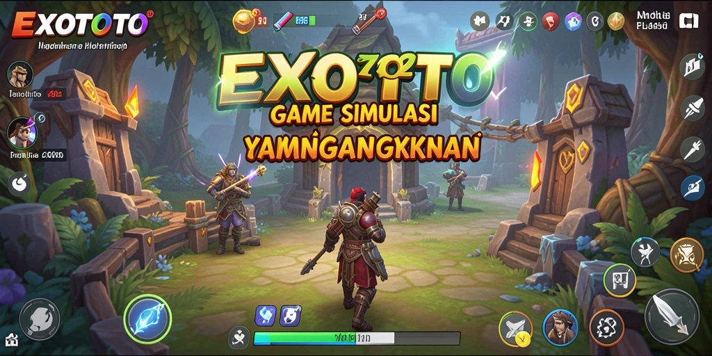 Tampilan gameplay EXOTOTO yang menarik dan interaktif.