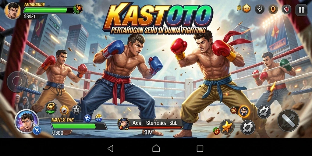 Tampilan epic pertarungan seru di KASTOTO.