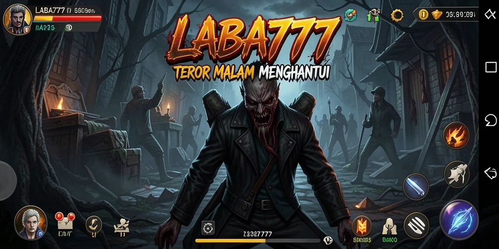 Tampilan menakutkan dalam gameplay LABA777 yang mencekam.