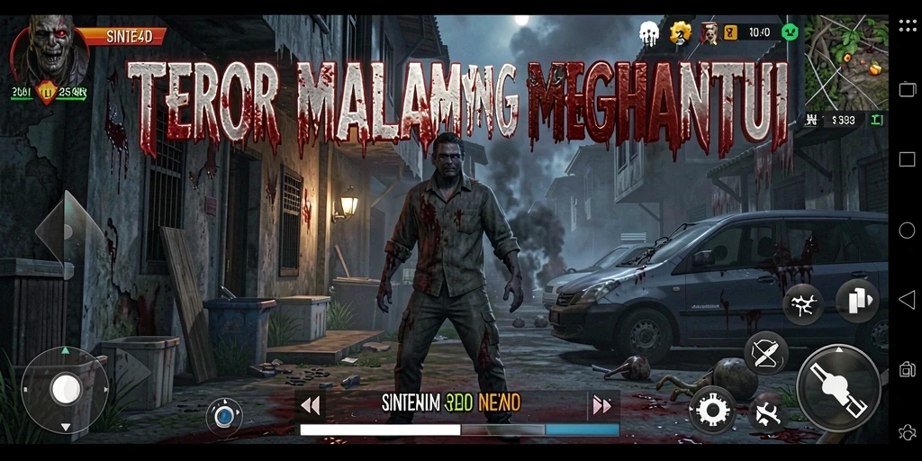 Tampilan mengejutkan dari gameplay SINTE4D yang mencekam.