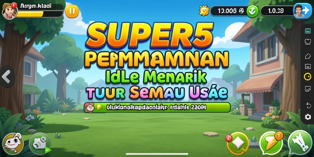 Tampilan gameplay <strong>SUPER5</strong> yang menarik dan penuh warna.