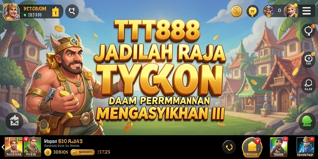 Screenshot gameplay TTT888 menampilkan pengelolaan bisnis yang seru dan strategis.