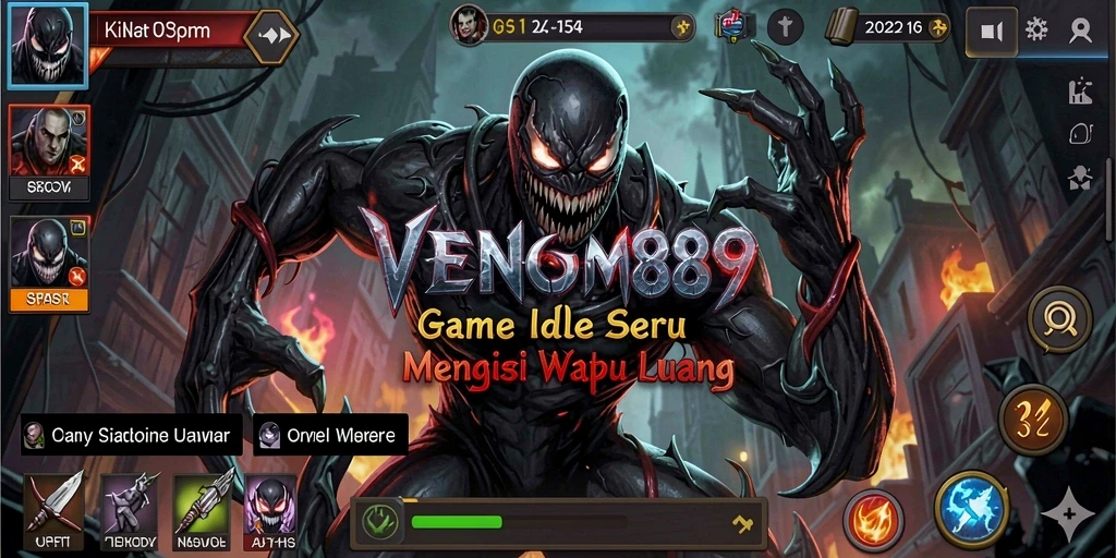 Tampilan utama gameplay <strong>VENOM889</strong> yang menarik dan penuh aksi.