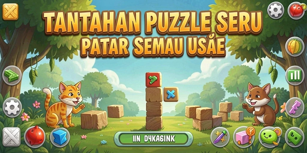 Screenshot YYRR menampilkan momen seru dalam menyelesaikan teka-teki.